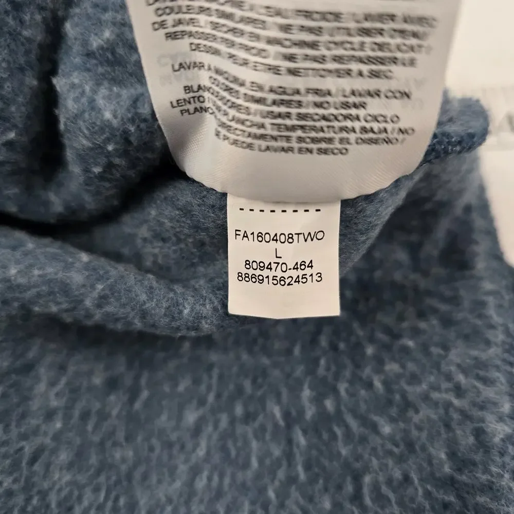 Jordan full zip sweater hoodie blue mens Large 5342‎